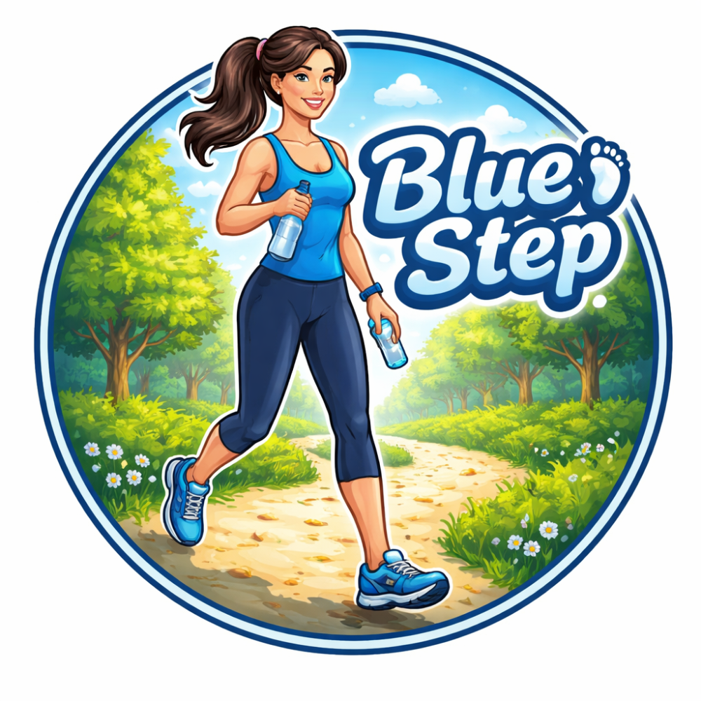 Blue step