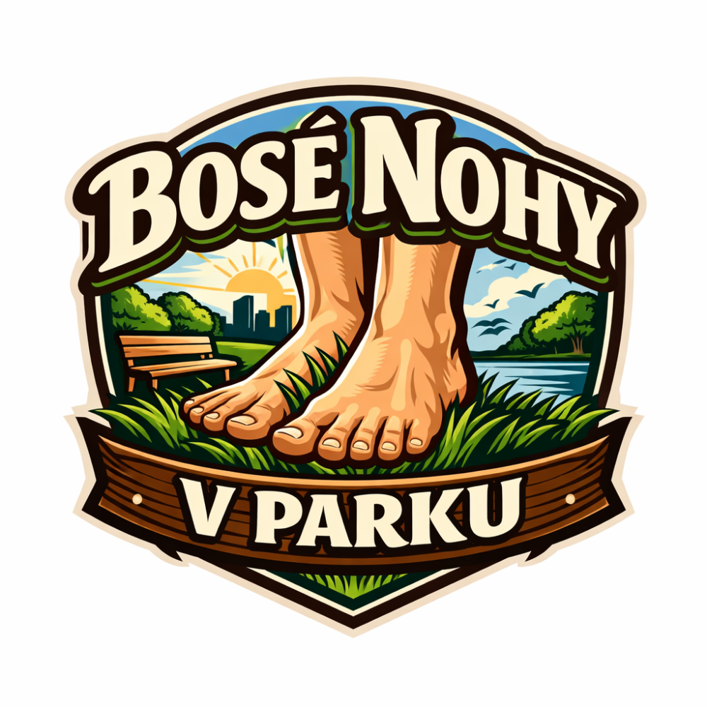 Bosé nohy v parku