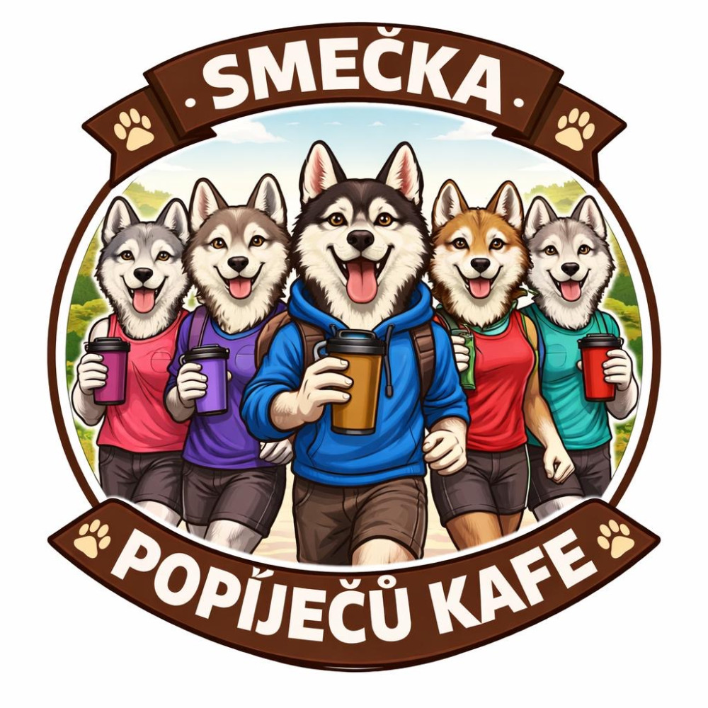 Smečka popíječů kafe